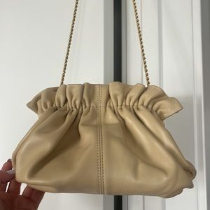GREAT CONDITION Loeffler Randall mini clutch. Features a removable gold strap